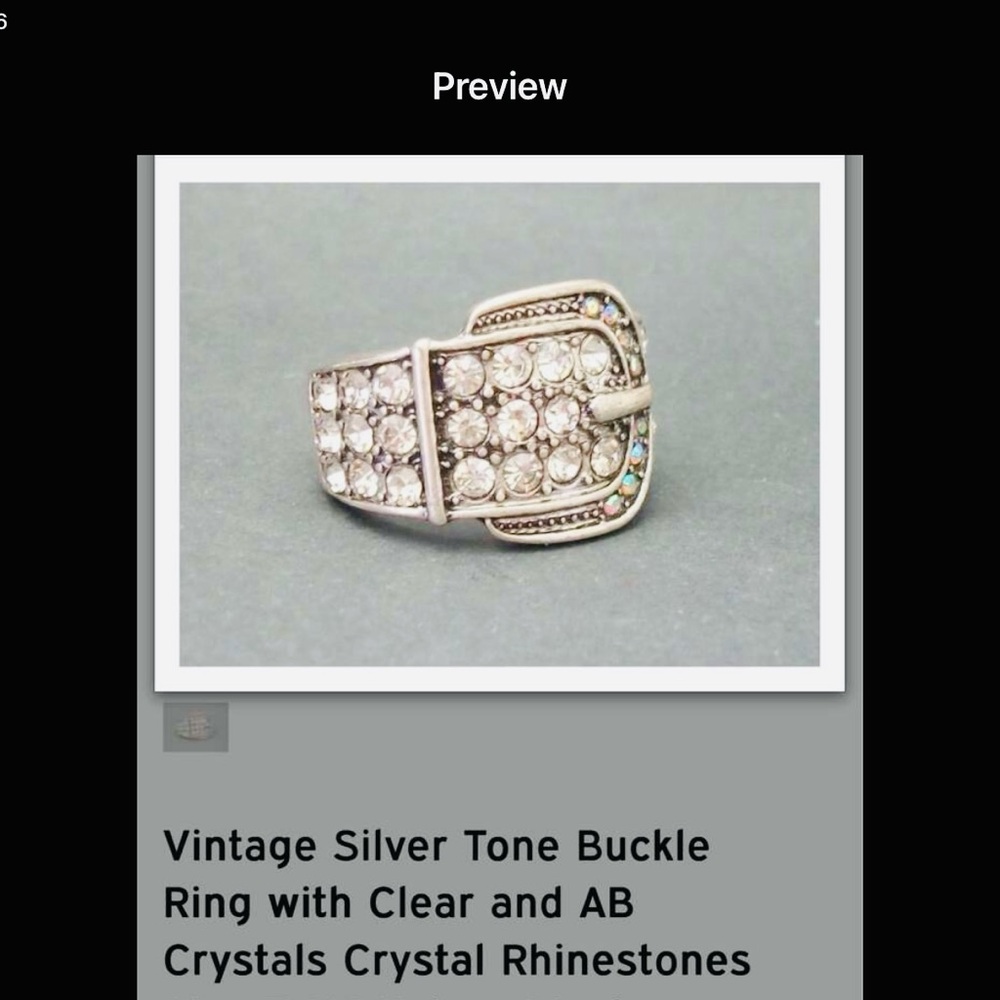 PREMIER DESIGNS JEWELRY BUCKLE UP RING SIZE 7 RV: Clothing, Shoes & Jewelry